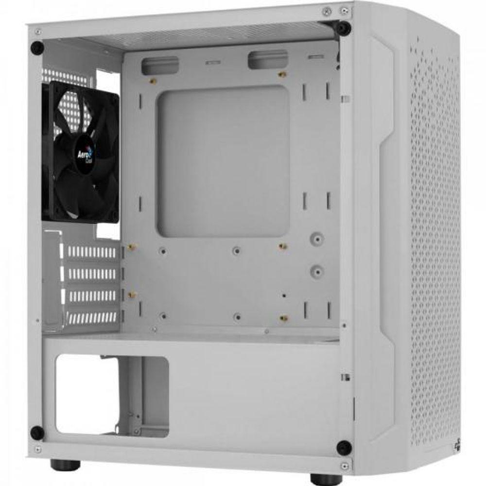 Gabinete Gamer Aerocool Trinity Mini Branco Lateral Vidro - 8