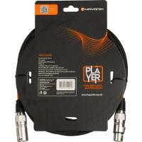 Cabo Para Microfone Player XLR(F) x XLR(M) 5m Preto Hayonik - 2