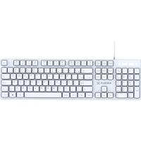Teclado Office Fortrek K15 Slim USB ABNT2 Branco - 1