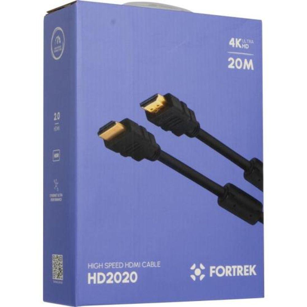 Cabo HDMI Com Filtro 2.0 4K 20 metros HD2020 Fortrek - 6