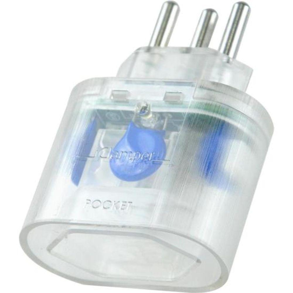 Protetor Contra Surtos DPS 3P 10A Pocket Clamper Transparente - 1
