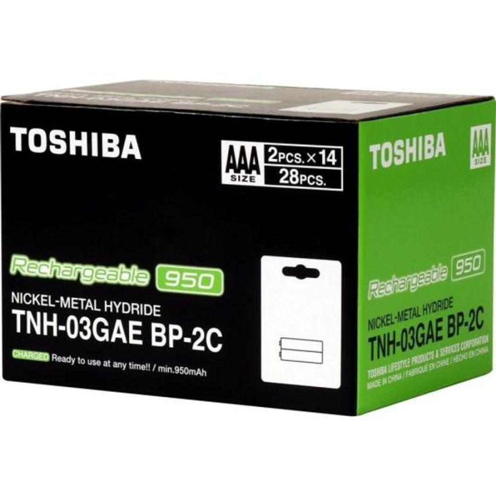 Pilha Recarregável AAA 1,2v 950mAh TNH03GAE (Com2 Pilhas) Toshiba - 8