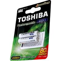 Pilha Recarregável AAA 1,2v 950mAh TNH03GAE (Com2 Pilhas) Toshiba - 2