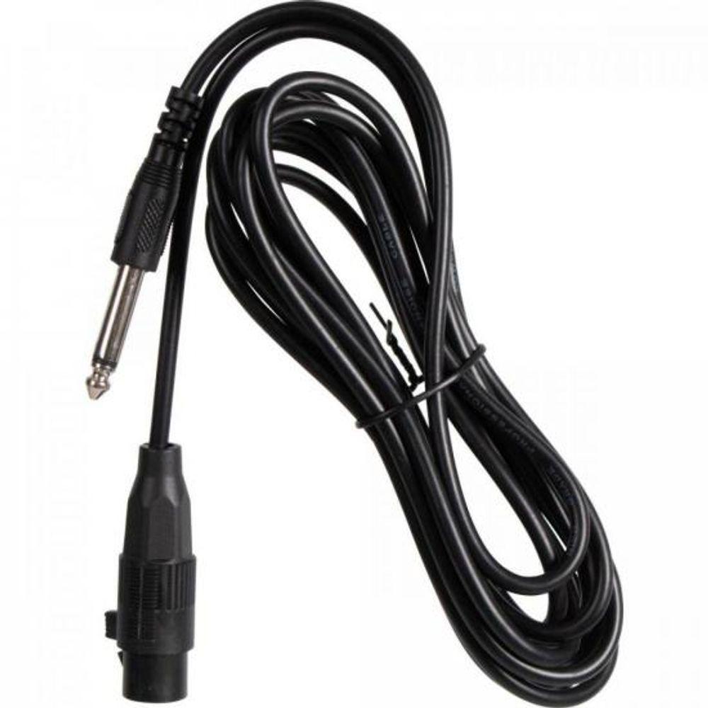 Microfone Hayonik MDH-102 Dinâmico Supercardióide Cabo 3M Preto - 4