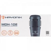 Microfone Hayonik MDH-102 Dinâmico Supercardióide Cabo 3M Preto - 6