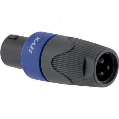 Conector Speakon Macho 4 Pólos HP005 Preto HYXPCT / 2