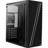 Gabinete Gamer Aerocool Streak Preto RGB Lateral Acrílico - 6
