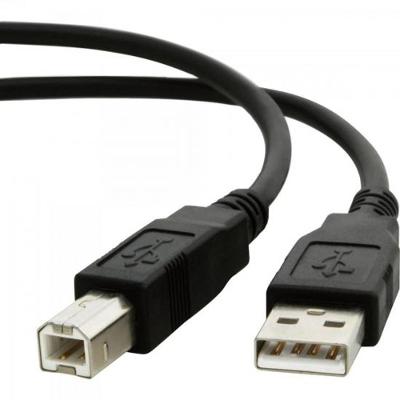 Cabo de Dados USB 2.0 A Macho x USB 2.0 B Macho 5m Preto Storm