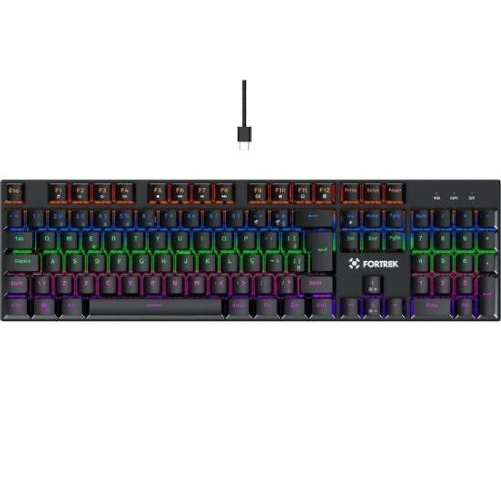 Teclado Gamer Mecânico Fortrek Gravity 100 Fullsized Switch Outemu Red - 1