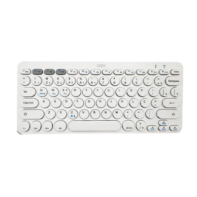 Teclado Retro Plus Branco OEX