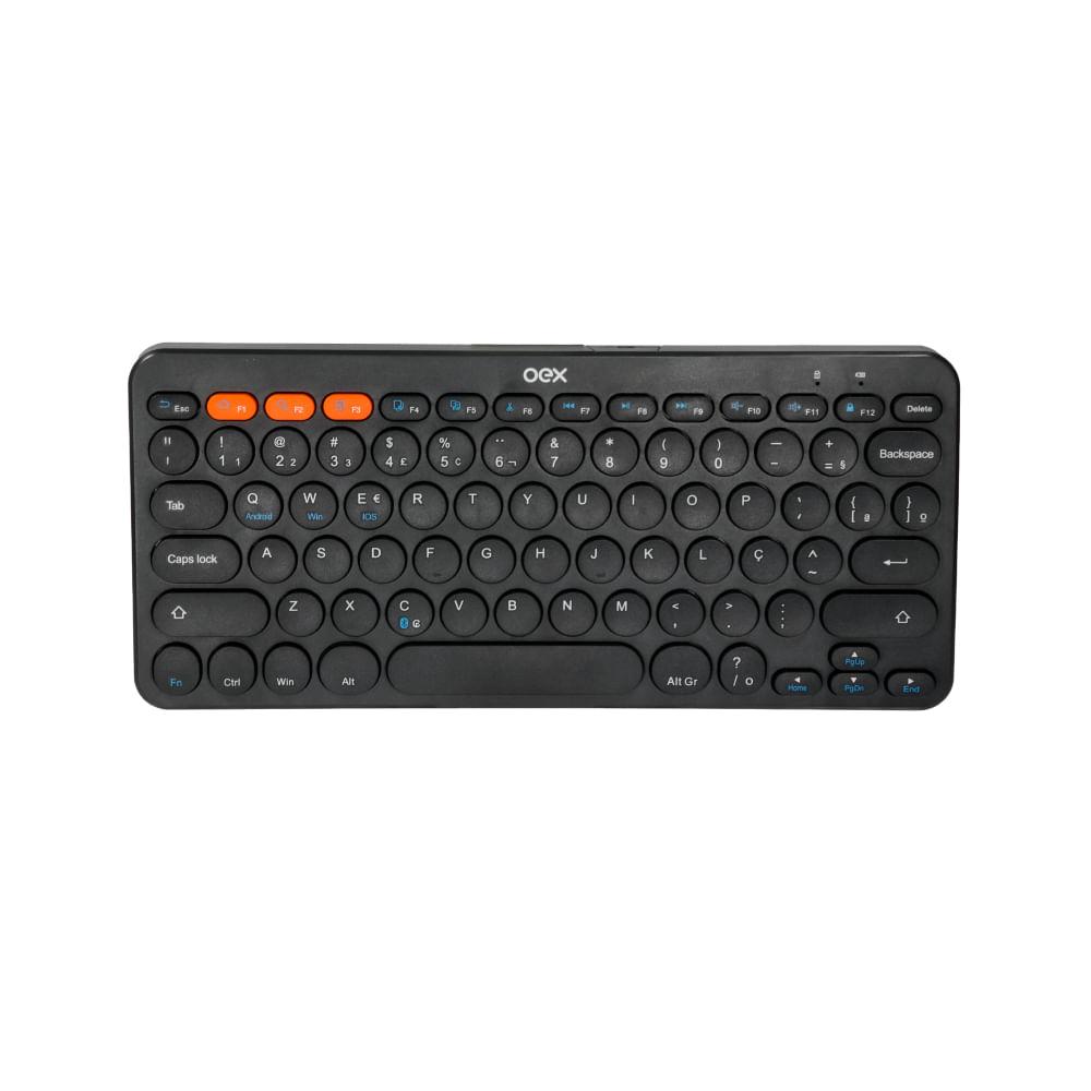 Teclado Retro Plus Preto OEX - 1