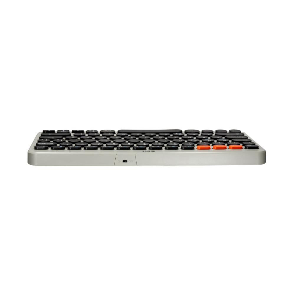 Teclado Retro Plus Cinza OEX - 2
