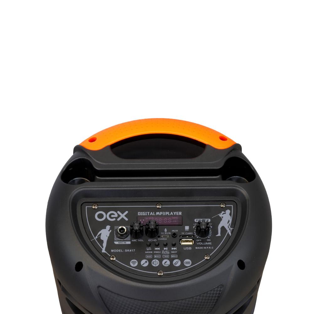 Caixa De Som Tower Preta OEX - 3