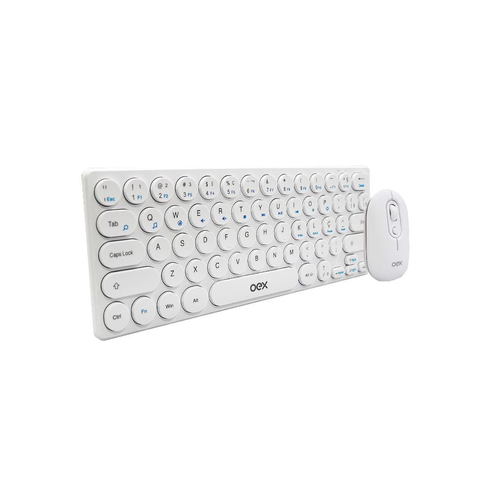 Combo Teclado E Mouse Retro Brasil OEX - 2