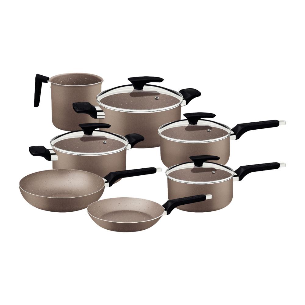 Jogo de Panelas Tramontina Starflon Max 7 Peças - 1