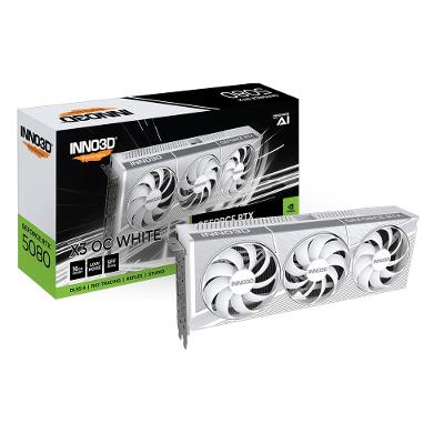 Placa de Video GeForce RTX 5080 X3 OC 16GB INNO3D White