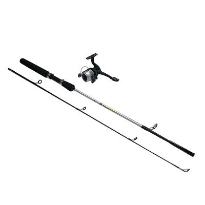 Combo Sabre Vara 1,5 + Molinete 142M.2  Cinza E Preto Pesca Brasil
