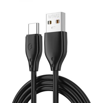 Cabo WIWU Pioneer USB A para Tipo C Preto