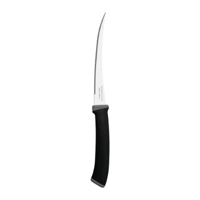 "Faca Tomate Felice Inox Polipropileno Preto 5"""