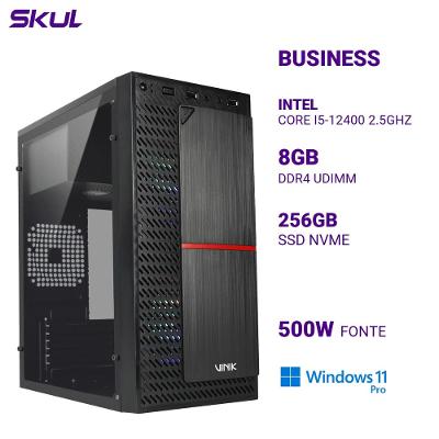 Computador B500 Core i5 12400 8GB 256GB SSD Windows 11 SKUL