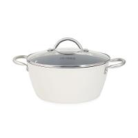 Jogo de Panelas 8 Peças Cerâmica Prime Off White Neuhaus