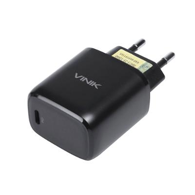 Carregador de Parede 20W Tipo C 12V Preto Vinik