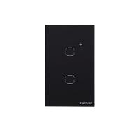 Interruptor Smart Wi-Fi Touch 2 Canais Preto INTELBRAS - 1