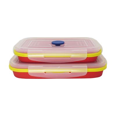 Food Box Retrátil 500ml Vermelho Lumiplas