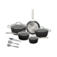 Jogo de Panelas 8 Peças Cerâmica Prime Black Neuhaus - 1