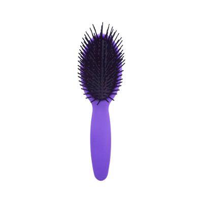 Escova Oval Almofada Lilás Massagem Lumiplas