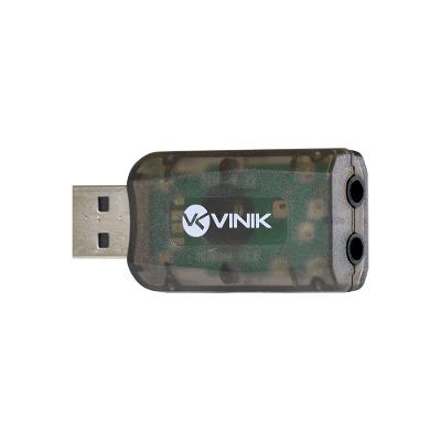 Adaptador Placa de Som USB 5.1 Canais Virtual Vinik