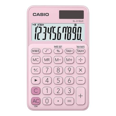 Calculadora de Bolso 10 Digitos Rosa Casio 1
