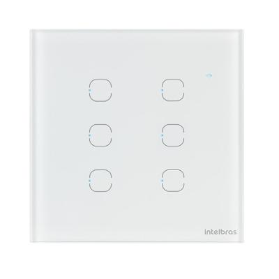Interruptor Smart Wi-Fi Touch 6 Teclas Branco Intelbras