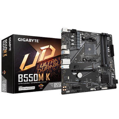 Placa Mae AM4 4x DDR4 2x M2 HDMI Gigabyte B550M K