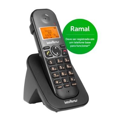 Ramal TS 5121 Preto Telefone Sem Fio INTELBRAS