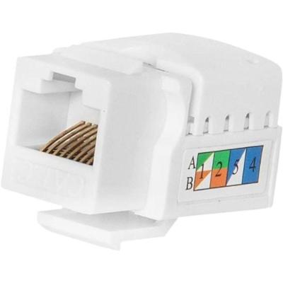 Tomada Keystone RJ45 Cat6 Storm pacote Com 10