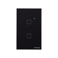 Interruptor Smart Zigbee Touch 2 Canais Preto Intelbras - 1