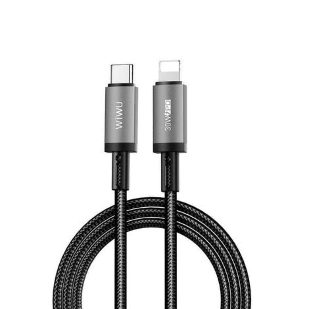 Cabo WIWU Titan USB C para Lightning Cinza - 1