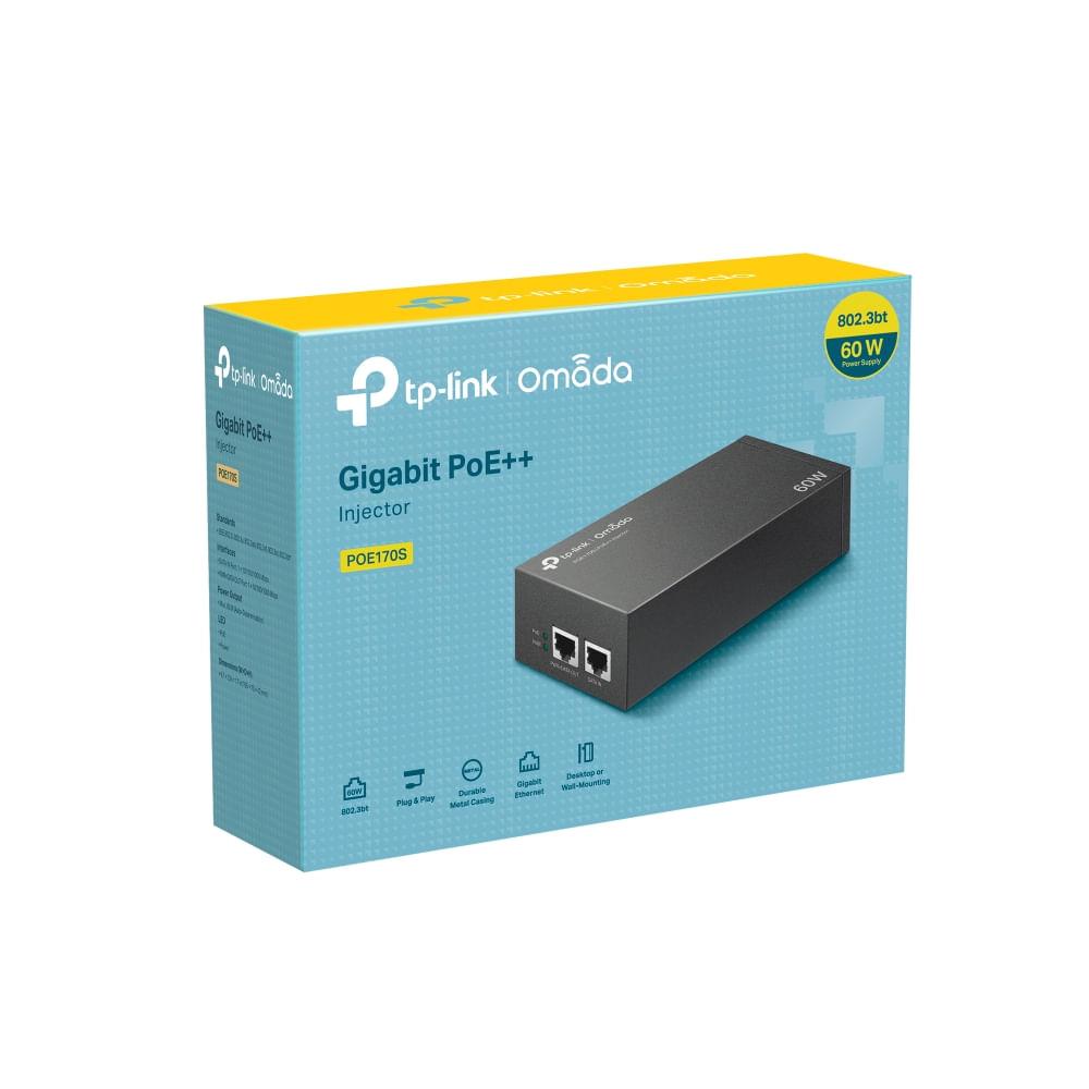 Injetor PoE++ TP Link POE170S SMB 2 Portas 60W - 3