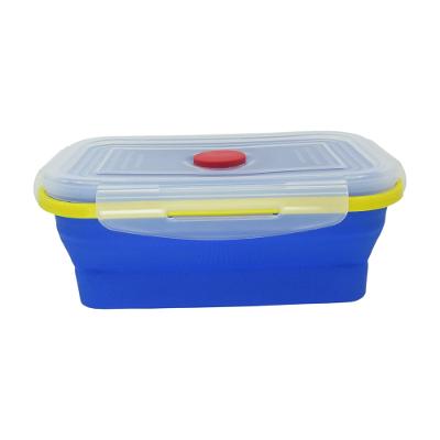 Food Box Retrátil 700ml Azul Royal Lumiplas