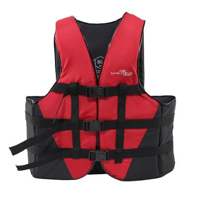 Colete Coast 90Kg Vermelho E Preto Nautika