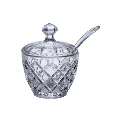Açucareiro Vidro Encanto TR - Charmoso e Prático