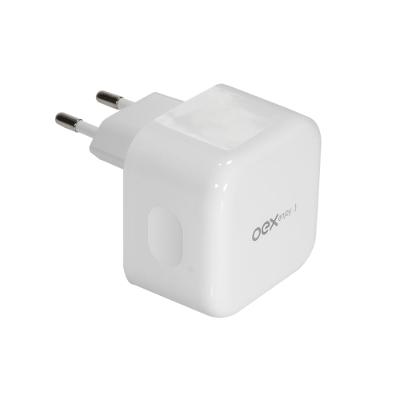 Carregador De Celular 2 Entradas Tipo C 35W Branco Cg208 OEX