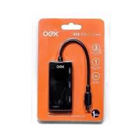 Distribuidor De Conexao Hub Usb-C 3.0 OEX  Hb103 Preto - 2