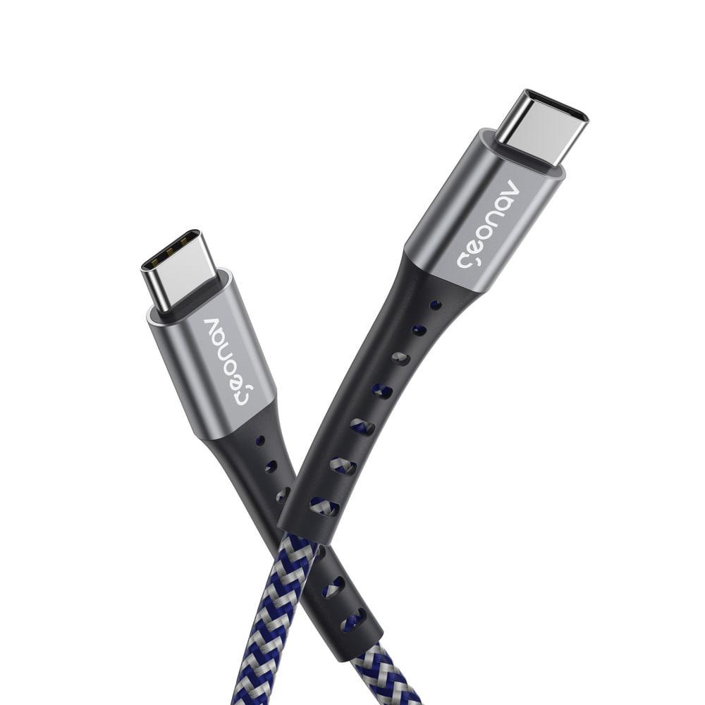 Cabo Kevlar Usb-C P Usb-C 2.0 Carregamento Rápido 2M GEONAV - 3