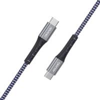 Cabo Kevlar Usb-C P Usb-C 2.0 Carregamento Rápido 2M GEONAV - 2