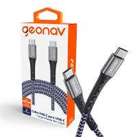 Cabo Kevlar Usb-C P Usb-C 2.0 Carregamento Rápido 2M GEONAV - 6