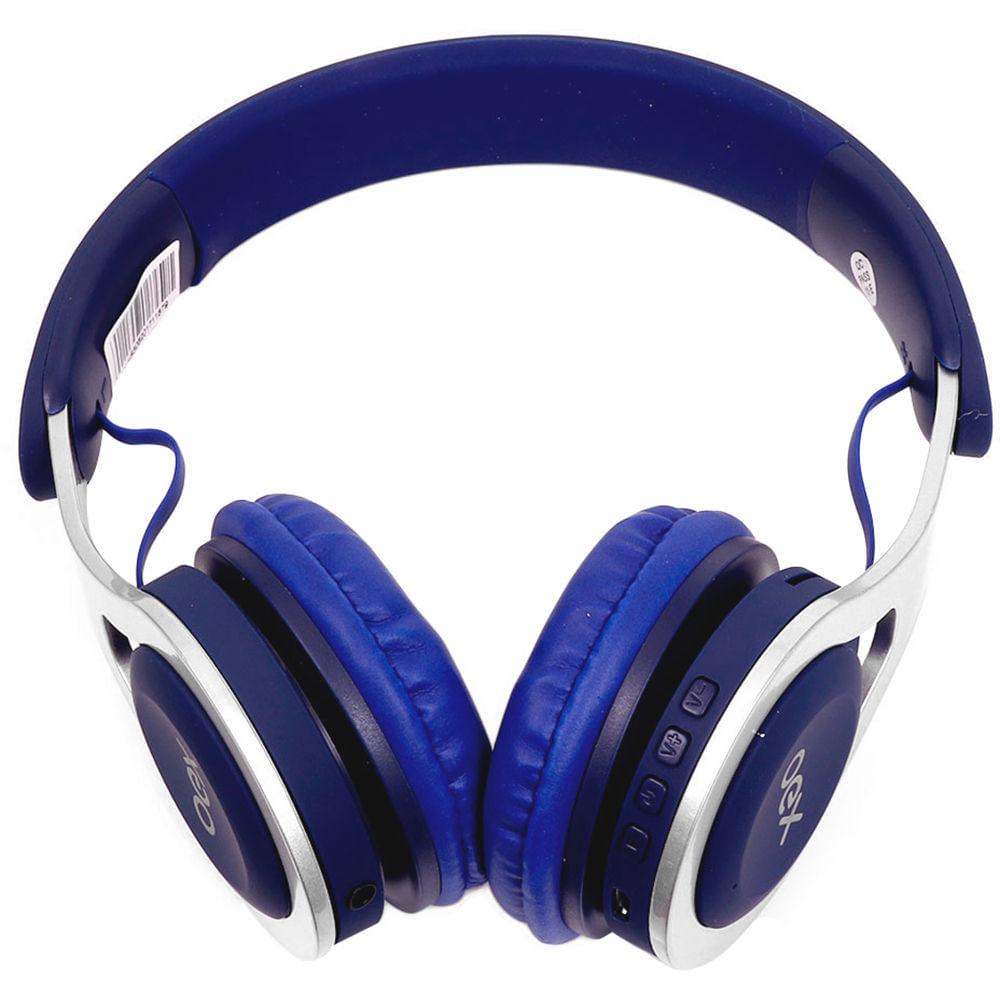 Headset Bluetooth Drop OEX Azul - 1