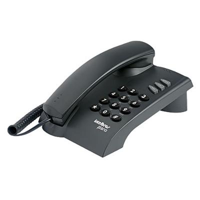 Telefone Fixo Pleno Preto com Fio Intelbras