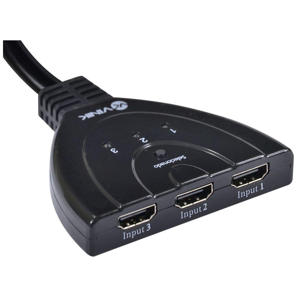 Switch HDMI 3x1 1.3V Full HD 1080P 3D Vinik 1 - 3